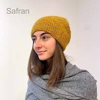 Strickmütze Damen Mütze Turban safran -  image-9