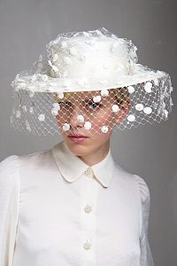 Couture | Wedding hat with veil -  image-3