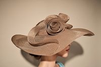 Sommerhut Damen elegant Hut bronze -  Bild-9